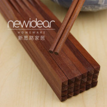 特價包郵 筷子莊天然環保無漆無蠟 高檔紅檀木中式筷子10雙-淘寶網