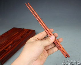 海南黃花梨木筷子 10雙 帶支架