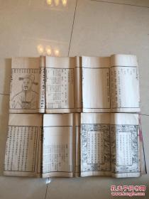 上海潘氏家譜 六卷六冊全 每冊均有名人題簽 蔡元培 蔣維喬 莊祥生 王西申 葉爾愷 徐世英 民國24年 家譜精品 刻工精良