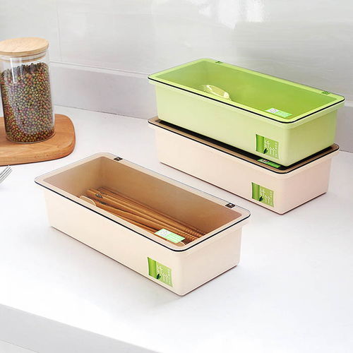 纖竹簡約筷子盒創意廚房用品環保竹纖維塑料筷子籠收納盒