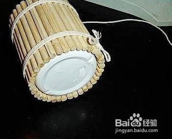 神器 巧妙利用筷子制作手工藝品 小水桶