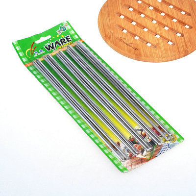 不銹鋼筷子的優(yōu)質(zhì)選擇 尚優(yōu)五雙莊卡板印花防滑筷子